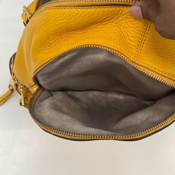 Michael Kors Rhea Backpack Sunflower Yellow - Picture 8 of 8